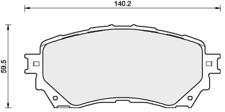PREMIUM BRAKE PAD SET (4)