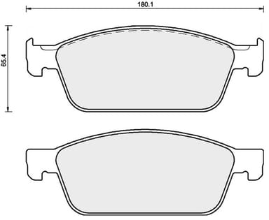 PREMIUM BRAKE PAD SET (4)