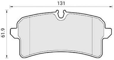 OE GERMAN PADS (SET OF 4)