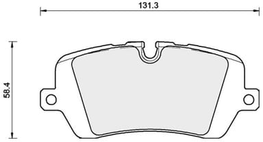 FERODO BRAKE PAD SET (4)