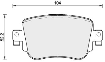 PREMIUM BRAKE PAD SET (4)