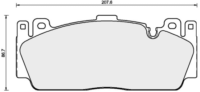 PREMIUM BRAKE PAD SET (4)