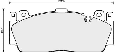 PREMIUM BRAKE PAD SET (4)