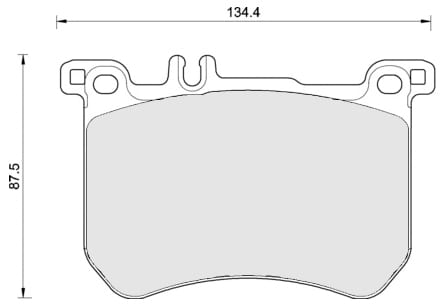 PREMIUM BRAKE PAD SET (4)
