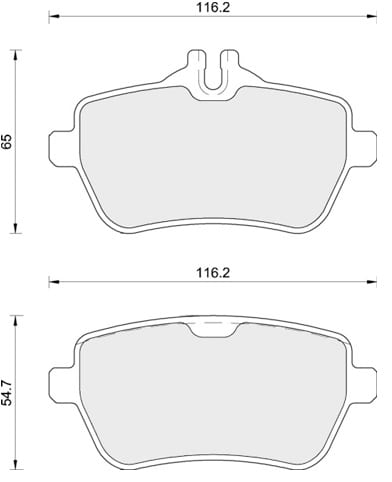 FERODO BRAKE PAD SET (4)