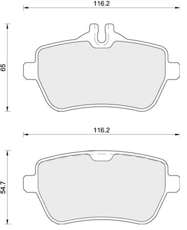 FERODO BRAKE PAD SET (4)