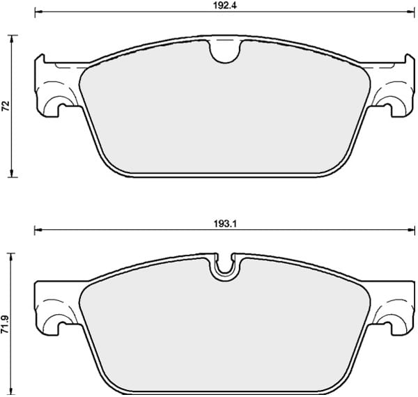 FERODO BRAKE PAD SET (4)