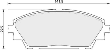 PREMIUM BRAKE PAD SET (4)