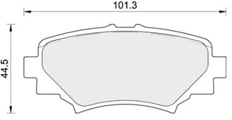 PREMIUM BRAKE PAD SET (4)