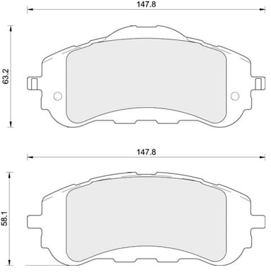 FERODO BRAKE PAD SET (4)