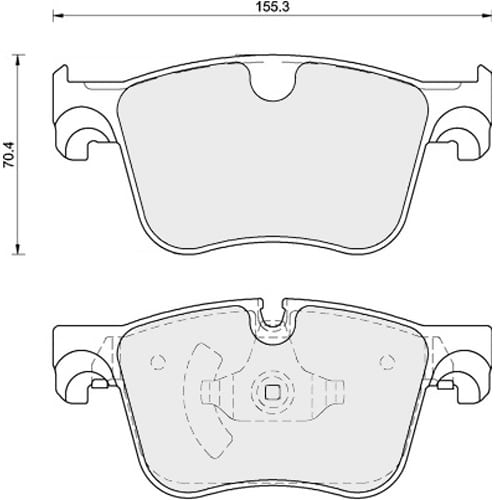 PREMIUM BRAKE PAD SET (4)
