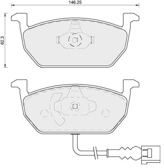 PREMIUM BRAKE PAD SET (4)