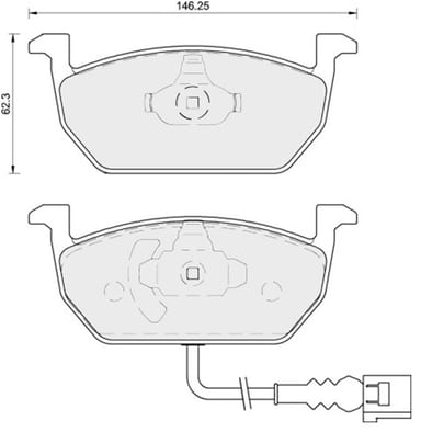 PREMIUM BRAKE PAD SET (4)