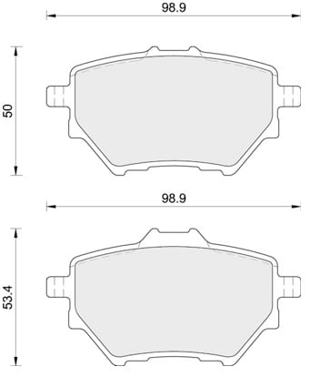 PREMIUM BRAKE PAD SET (4)