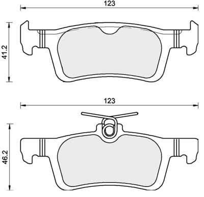 FERODO BRAKE PAD SET (4)