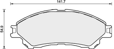 PREMIUM BRAKE PAD SET (4)