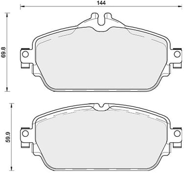 BREMBO BRAKE PADS (SET 4)