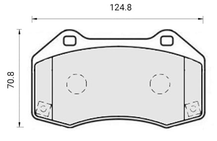 PREMIUM BRAKE PAD SET (4)