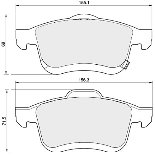 PREMIUM BRAKE PAD SET (4)