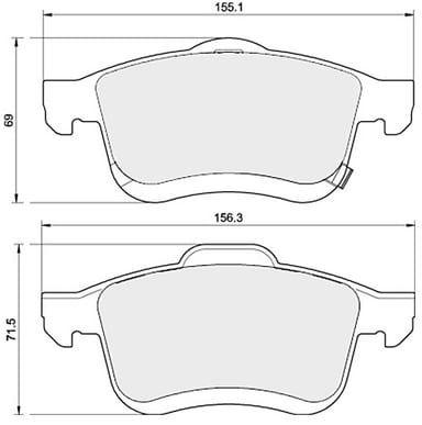 PREMIUM BRAKE PAD SET (4)