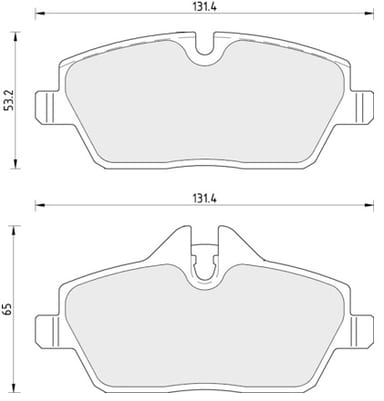 PREMIUM BRAKE PAD SET (4)