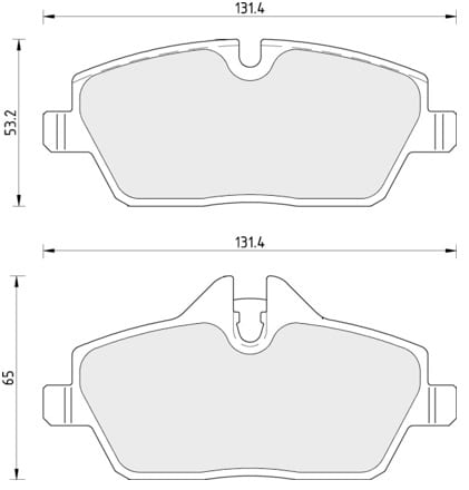 PREMIUM BRAKE PAD SET (4)