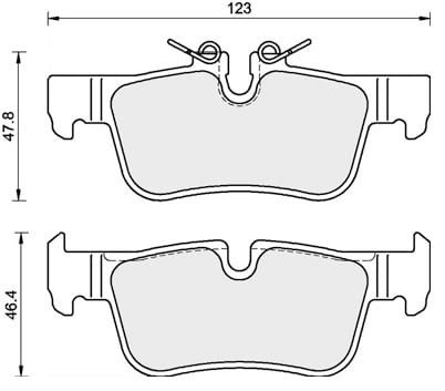 OE GERMAN PADS (SET OF 4)