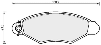 PREMIUM BRAKE PAD SET (4)