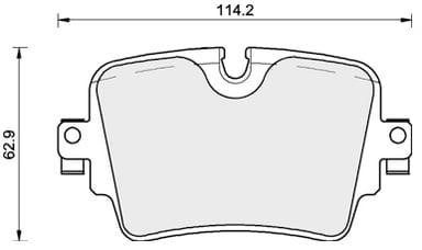 OE GERMAN PADS (SET OF 4)