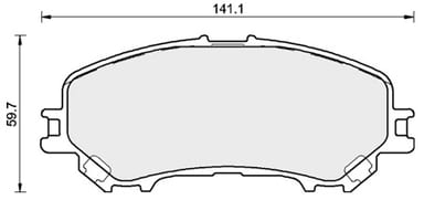 PREMIUM BRAKE PAD SET (4)