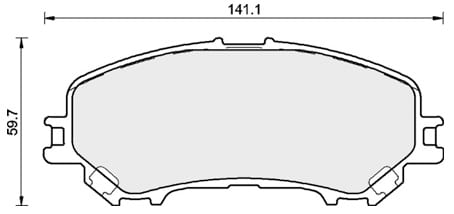 PREMIUM BRAKE PAD SET (4)