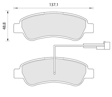 PREMIUM BRAKE PAD SET (4)