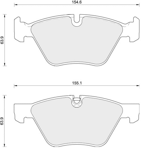 PREMIUM BRAKE PAD SET (4)
