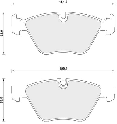 PREMIUM BRAKE PAD SET (4)