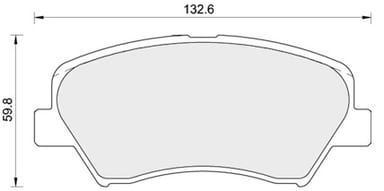 FERODO BRAKE PAD SET (4)