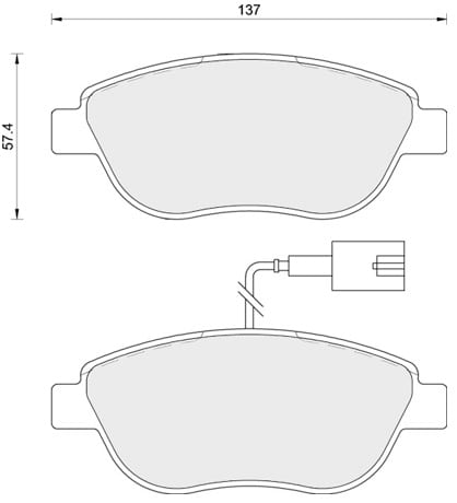 PREMIUM BRAKE PAD SET (4)
