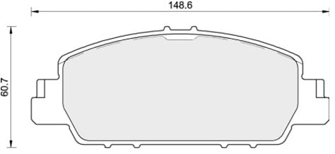 PREMIUM BRAKE PAD SET (4)