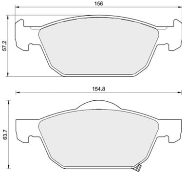 PREMIUM BRAKE PAD SET (4)