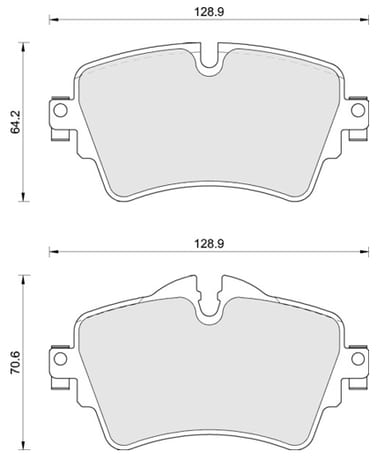 FERODO BRAKE PAD SET (4)
