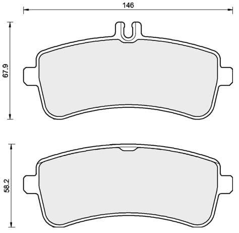 PREMIUM BRAKE PAD SET (4)