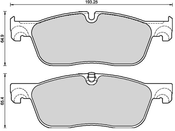 FERODO BRAKE PAD SET (4)