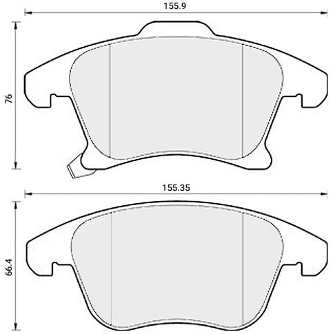 PREMIUM BRAKE PAD SET (4)