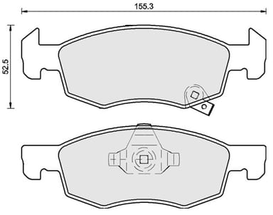 PREMIUM BRAKE PAD SET (4)