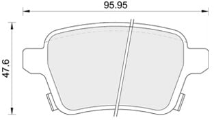 PREMIUM BRAKE PAD SET (4)