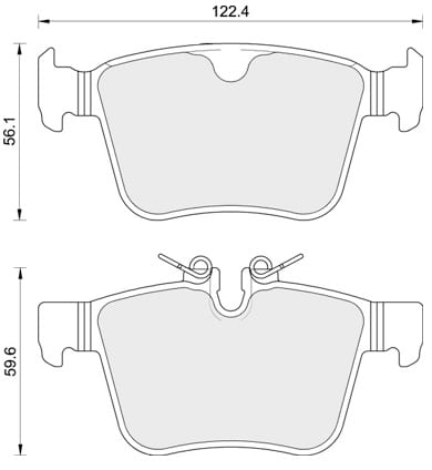 PREMIUM BRAKE PAD SET (4)