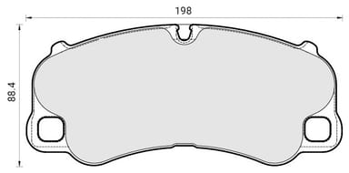 PREMIUM BRAKE PAD SET (4)