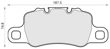 PREMIUM BRAKE PAD SET (4)
