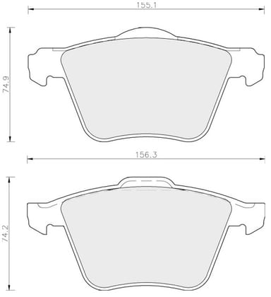 PREMIUM BRAKE PAD SET (4)