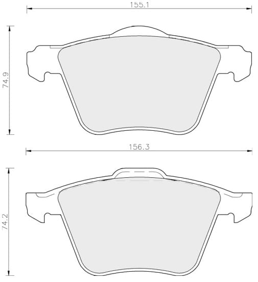 PREMIUM BRAKE PAD SET (4)