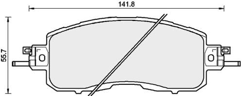 PREMIUM BRAKE PAD SET (4)